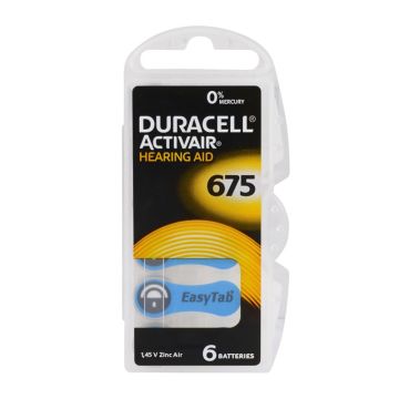 Duracell 675 Kulaklık Pili 6lı Blister