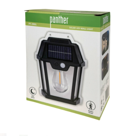 PANTHER PT-2991 SOLAR LED DUVAR LAMBASI
