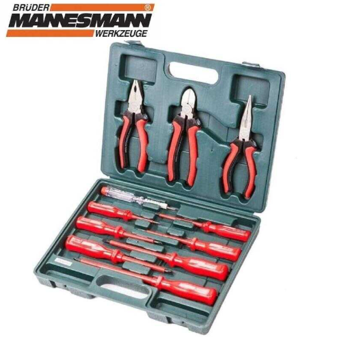 Mannesmann 11240 VDE Tornavida ve Pense Seti, 11Parça