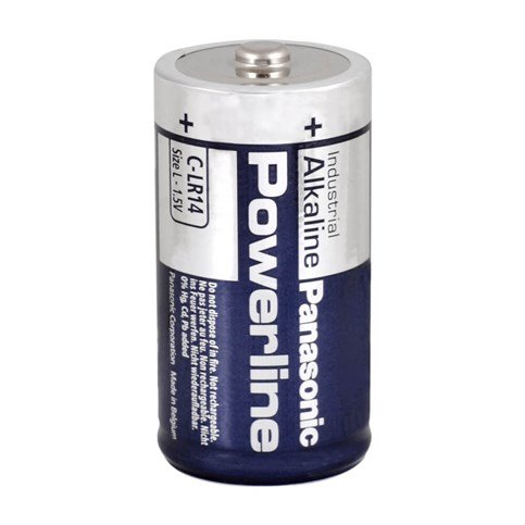 Panasonic - Powerline - LR14AD/B - 1.5 V - C - Alkaline Pil  - Açık - Bulk