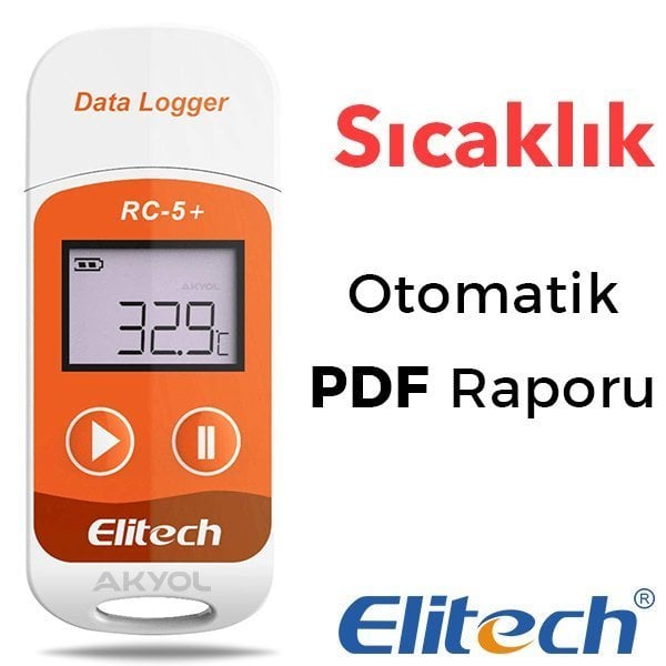 Elitech RC-5+ Sıcaklık Kayıt Cihazı Datalogger