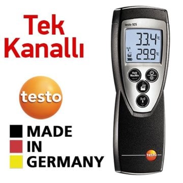Testo 925 Tek Kanallı K Tipi Prob Okuyucu Termometre