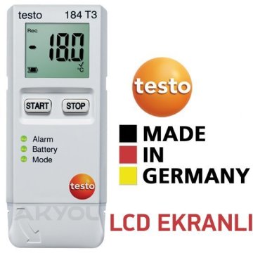 Testo 184-T3 Nakliye Araçları İçin Sıcaklık Kayıt Cihazı