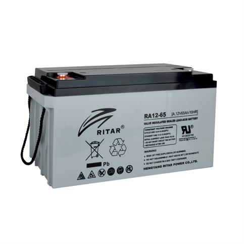 Ritar RA12-65 12V 65 Ah Bakımsız Kuru Akü