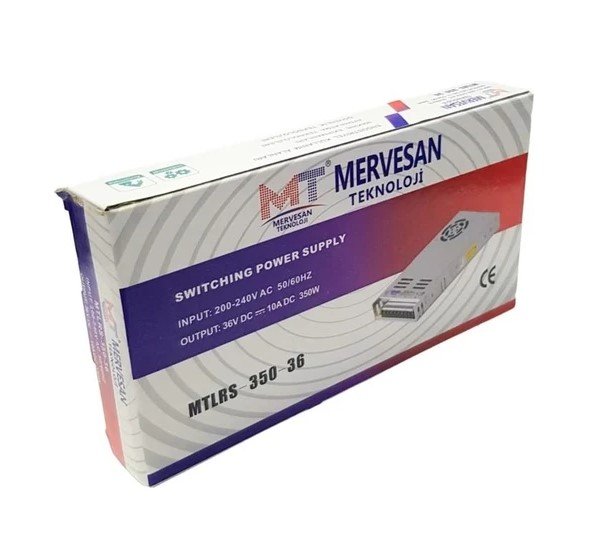 Metal Kasalı İç Mekan AC/DC (SMPS) Adaptör 36V 10A 350W