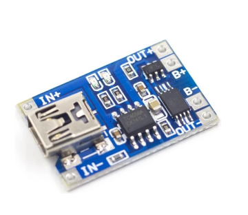 Arduino  TP4056 Akım Korumalı 1A Lipo Batarya Şarj Modülü(Mini USB)
