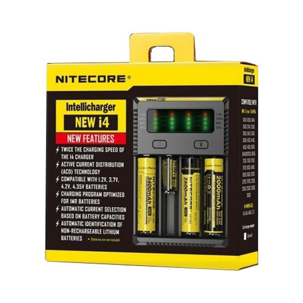 Nitecore New İ4 İntelli Charger Li-ion / NI-CD / NI-MH Pil Şarj Cihazı