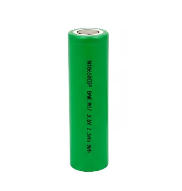 BAK Power - N18650COP - 3.6V 2500 Mah - Li-İon Pil - 30A
