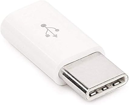 Beyaz Mikro USB Type-C USB Dönüştürücü