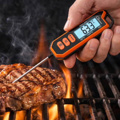 Loyka INNO-670 Su Geçirmez Saplamalı Dijital Gıda Termometresi 300°C | IP67