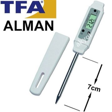 TFA 30.1013 Kısa Problu Çubuk Termometre