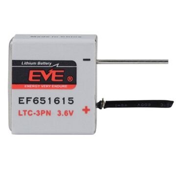 EVE 3.6V EF651615 2Pinli Yan Lithium Pil