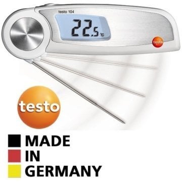 Testo 104 Su Geçirmez Katlanabilir Çubuk Termometre