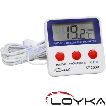 Loyka BT-2000 Mıknatıslı ve Alarmlı Buzdolabı Termometresi