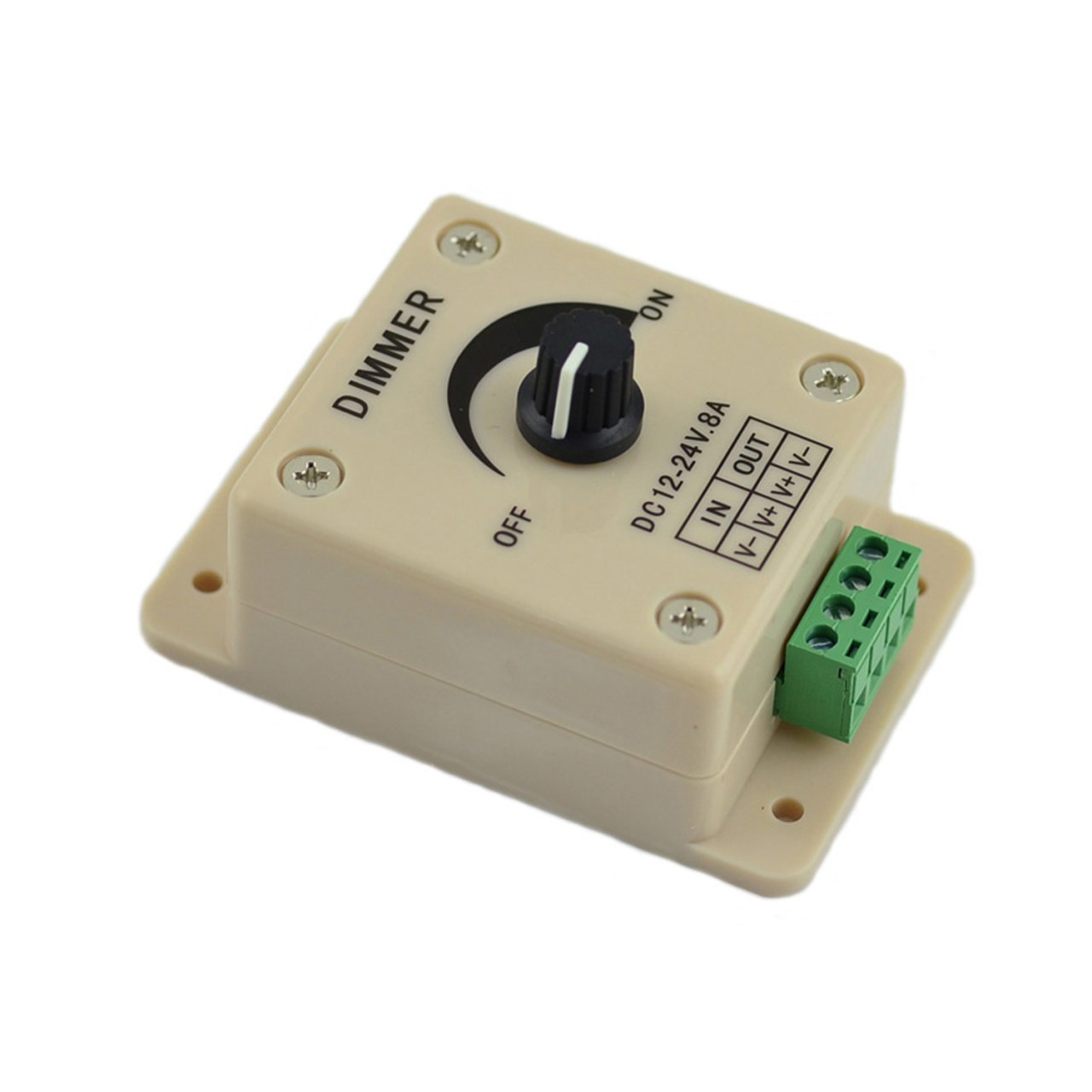 12V-24V 8A Ayarlanabilir Dimmer Anahtarları (Tek LED Şerit için)