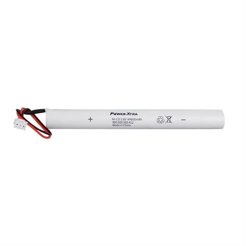 Power-Xtra 3S1P - 3.6V 600 Mah AA - Ni-Cd Şarjlı Batarya- BRK24-Soketli-Özel- 2
