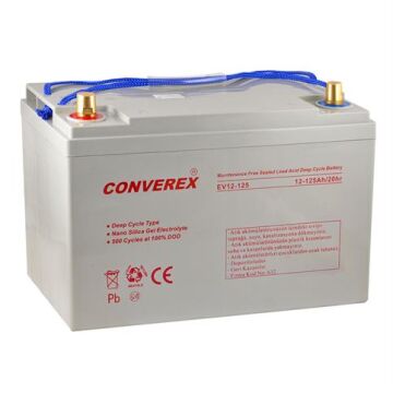Converex EV 12V 125 Ah Bakımsız Jel Akü