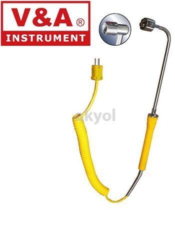 3416 WRNM-02 KTipi Yüzey Sıcaklık Ölçer Prob -50°C +600°C