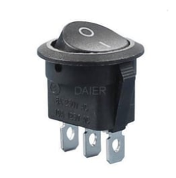 Yuvarlak Işıksız Anahtar ON-OFF 3P  IC-133-3
