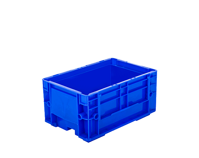 Yanları ve altı kapalı kasa  R-KLT-3215    Dış ebatları: 200x300x147 mm