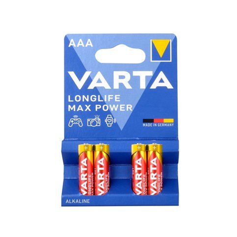 Varta 4703 Maxtech Alkalin AAA Size İnce Kalem Pil 4'Lü