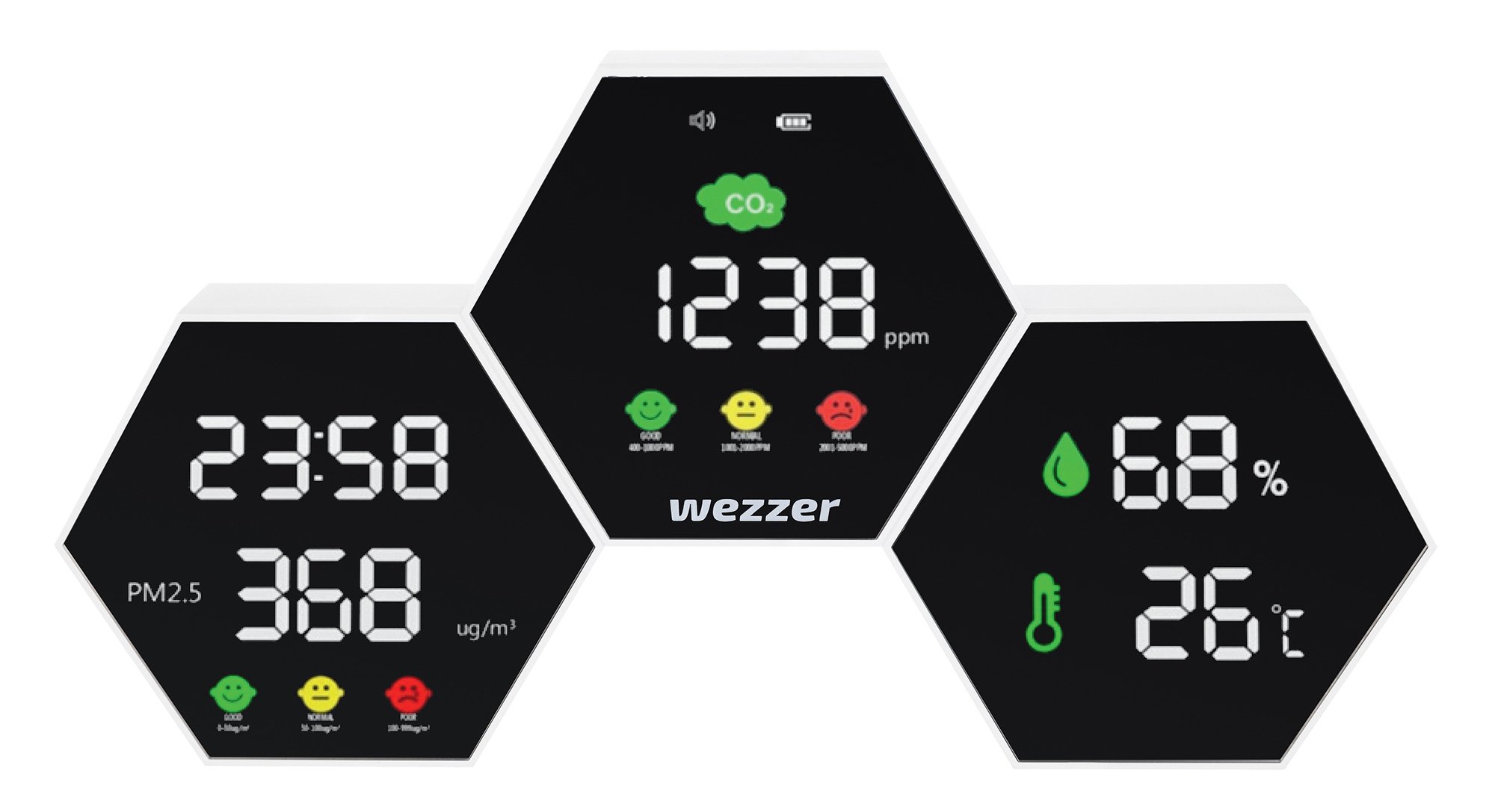 Levenhuk Wezzer Air PRO DM50 Hava Kalitesi Monitörü