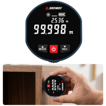 SW-X30D Dijital Rulo Mesafe Ölçer & Lazerli Ölçüm