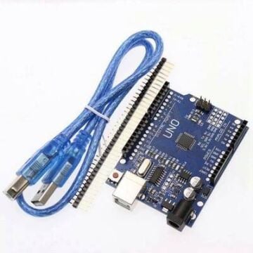 Arduino Uno R3 SMD Klon CH340 Chip (USB Kablo Dahil)