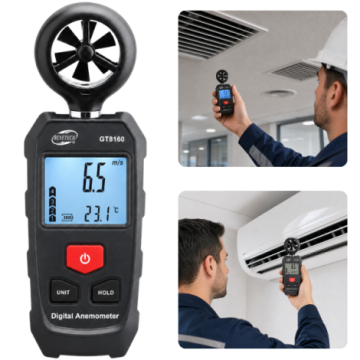 Benetech GT8160 Mini Anemometre Rüzgar Hızı Ölçer