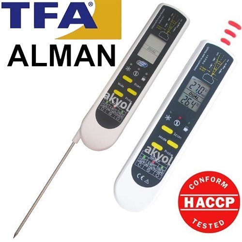 TFA 31.1119 'Dualtemp Pro' Problu ve Lazerli Termometre