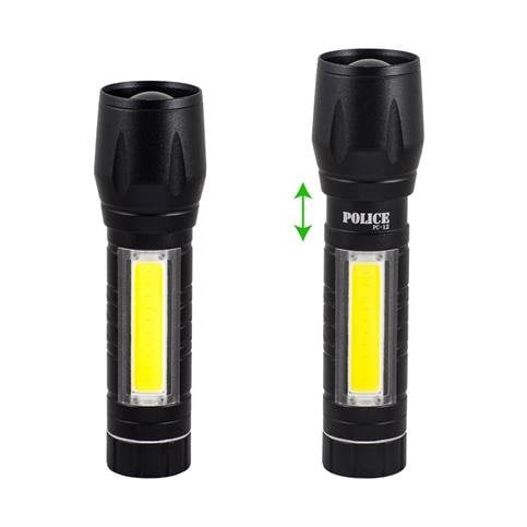 Police PC-12 Cree + Cob Led El Feneri ( 1 X AA )