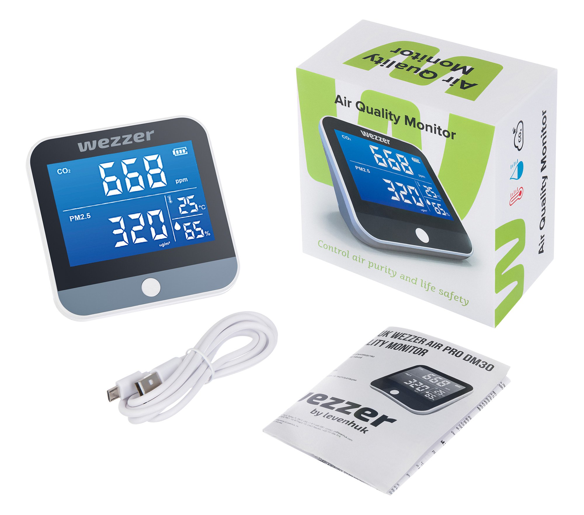 Levenhuk Wezzer Air PRO DM30 Hava Kalitesi Monitörü