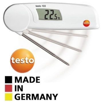 Testo 103 Katlanır Problu Termometre (Çok Hassas)