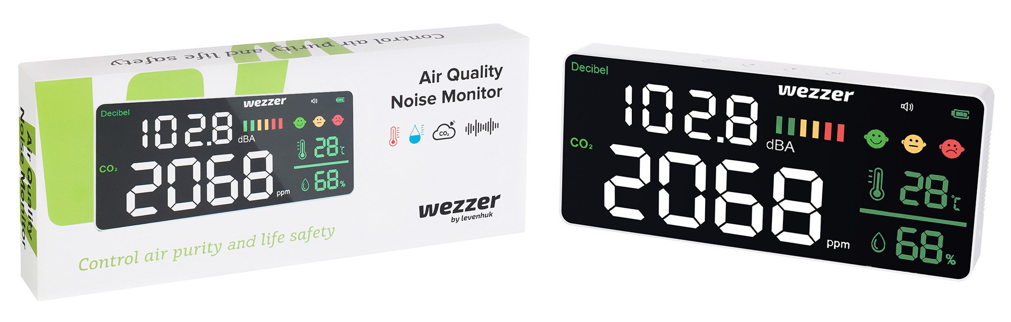 Levenhuk Wezzer Air PRO CN20 Hava Kalitesi Kirlilik Monitörü