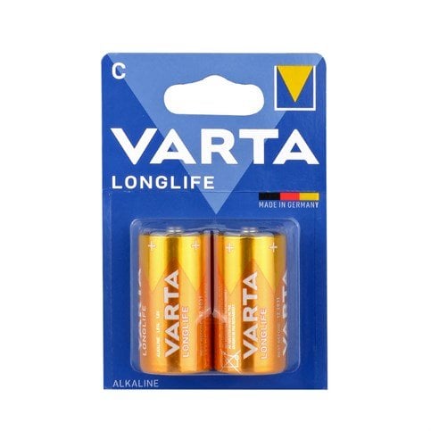 Varta 4114 Longlife C Size 2li Orta Boy Pil