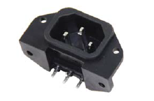 Power Soket Erkek Kulaklı 90° PCB  IC-212C