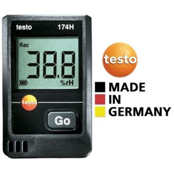 Testo 174H Mini Sıcaklık ve Nem Kayıt Cihazı (Sadece Cihaz)