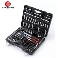 WORLDFORCE  Lokma Takımı 156 Parça S-Ultra 1/4’’-3/8’’-1/2’’ Uzatmalı Cırcır