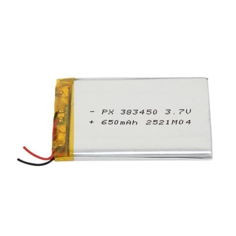 Power-Xtra PX383450 - 3.7V 650 Mah Li-Polymer Pil - Devreli