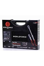 WORLDFORCE  Lokma Takımı 114 Parça S-Ultra 1/4’’-1/2’’ Uzatmalı Cırcır