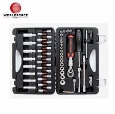 WORLDFORCE  Lokma Takımı 60 Parça S-Ultra 1/4’’ Uzatmalı Cırcır