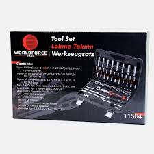 WORLDFORCE  Lokma Takımı 60 Parça S-Ultra 1/4’’ Uzatmalı Cırcır
