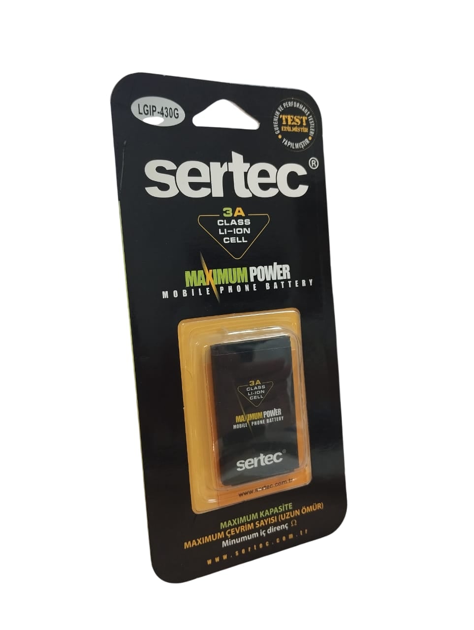 SERTEC - LG CF360 / LGIP-430G Uyumlu Batarya