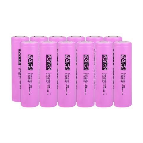 DMEGC INR18650-26E - 3.7V 2600 Mah Li-İon Şarjlı Pil - 7.5A 12 Li Paket