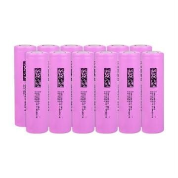 DMEGC INR18650-26E - 3.7V 2600 Mah Li-İon Şarjlı Pil - 7.5A 12 Li Paket