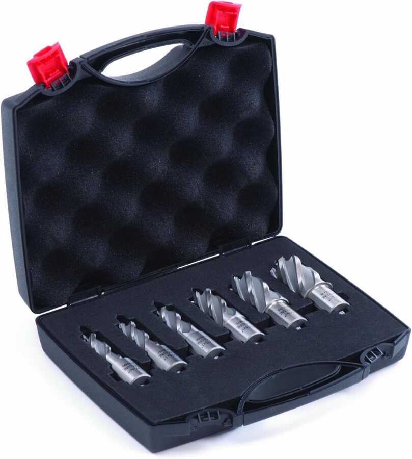 Evolution CUTTERKIT Manyetik Matkap Kısa Kesici Uç Seti, 6 parça (25mm Derinlik)