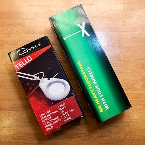 Loyka Tello Led Işıklı Ayaklı Büyüteç 5X
