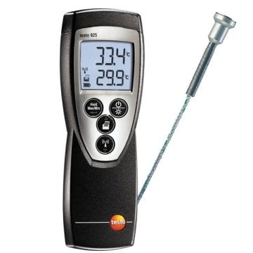 Testo 925 Mıknatıs Problu Metal Yüzey Sıcaklık Ölçer Seti