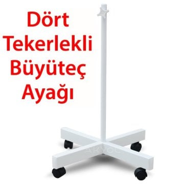 Büyüteç Ayağı (4 Tekerlekli)
