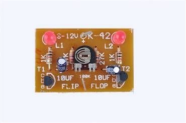 Flip Flop 2 Led.li Frekans Ayarlı K-42 Hazır Kit